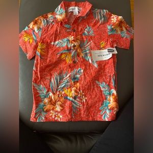Boys short sleeve button up shirt